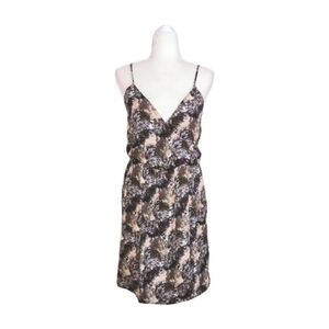 Halston Heritage Silk Beaded‎ Cocktail Dress Size 4